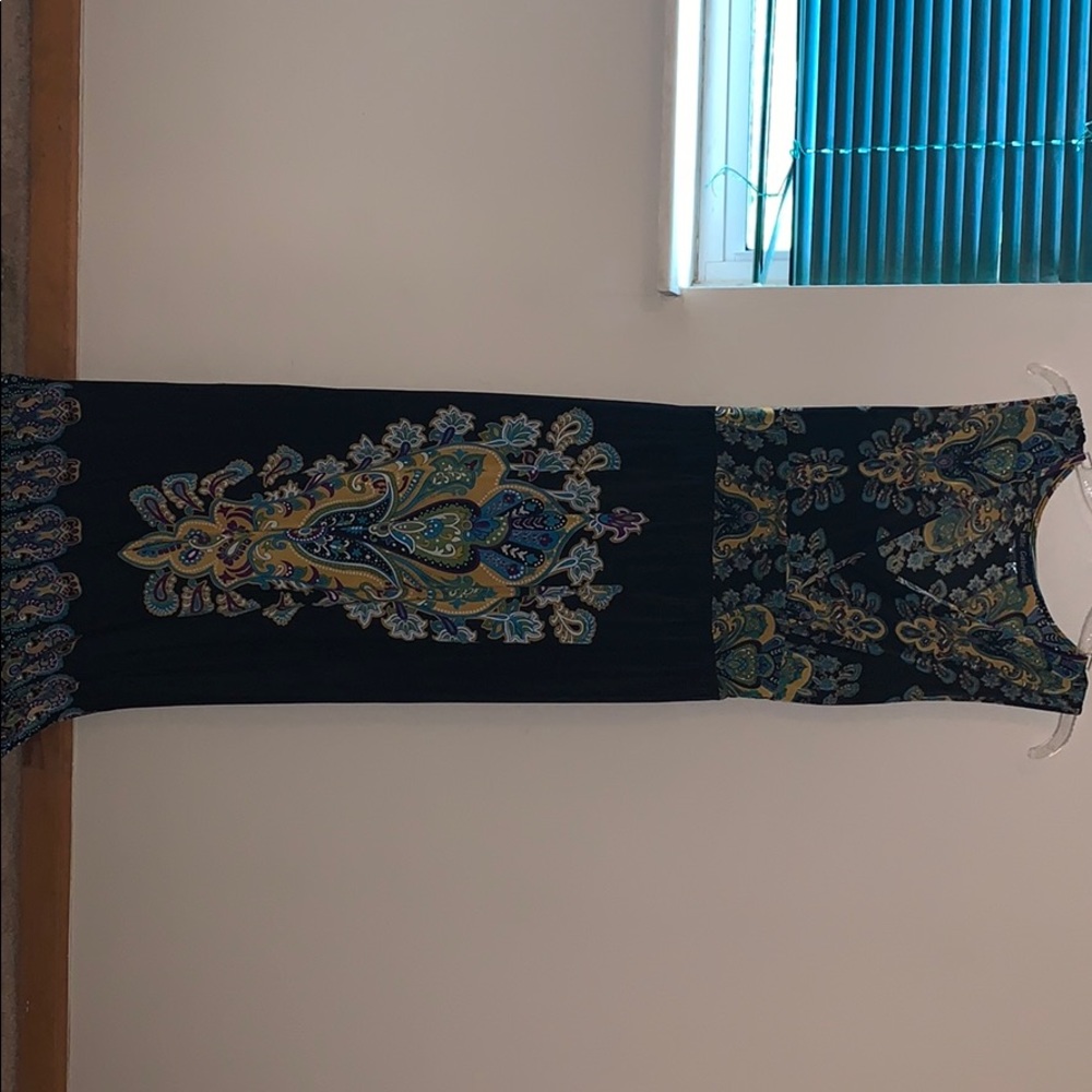 Patterned maxi dress